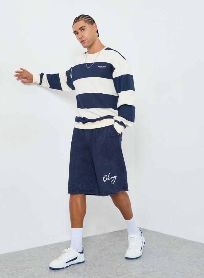 ستايلي شورت بقصة واسعة مع رباط للرجال - Image 1